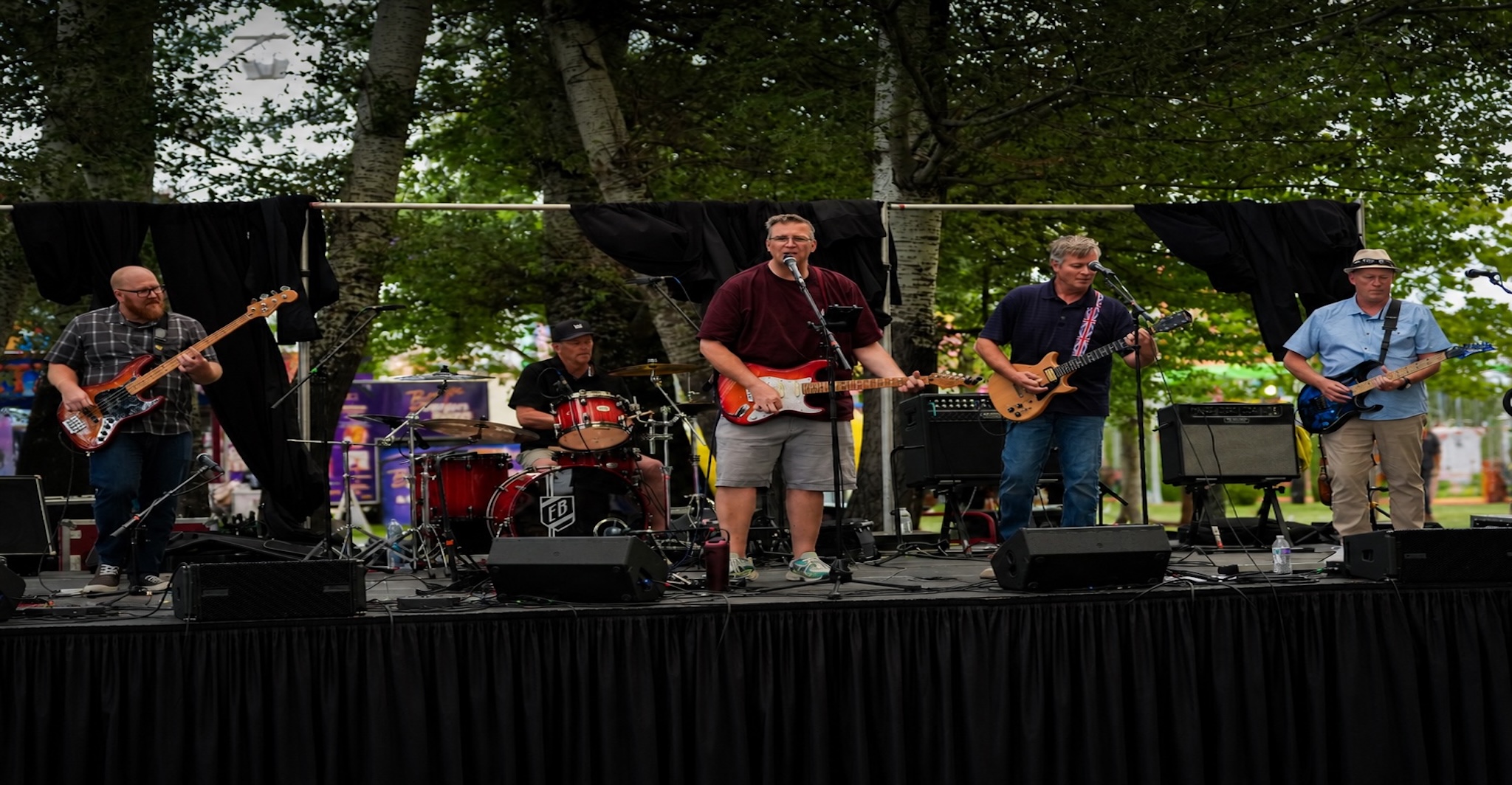 Standard DeViation performing live on stage